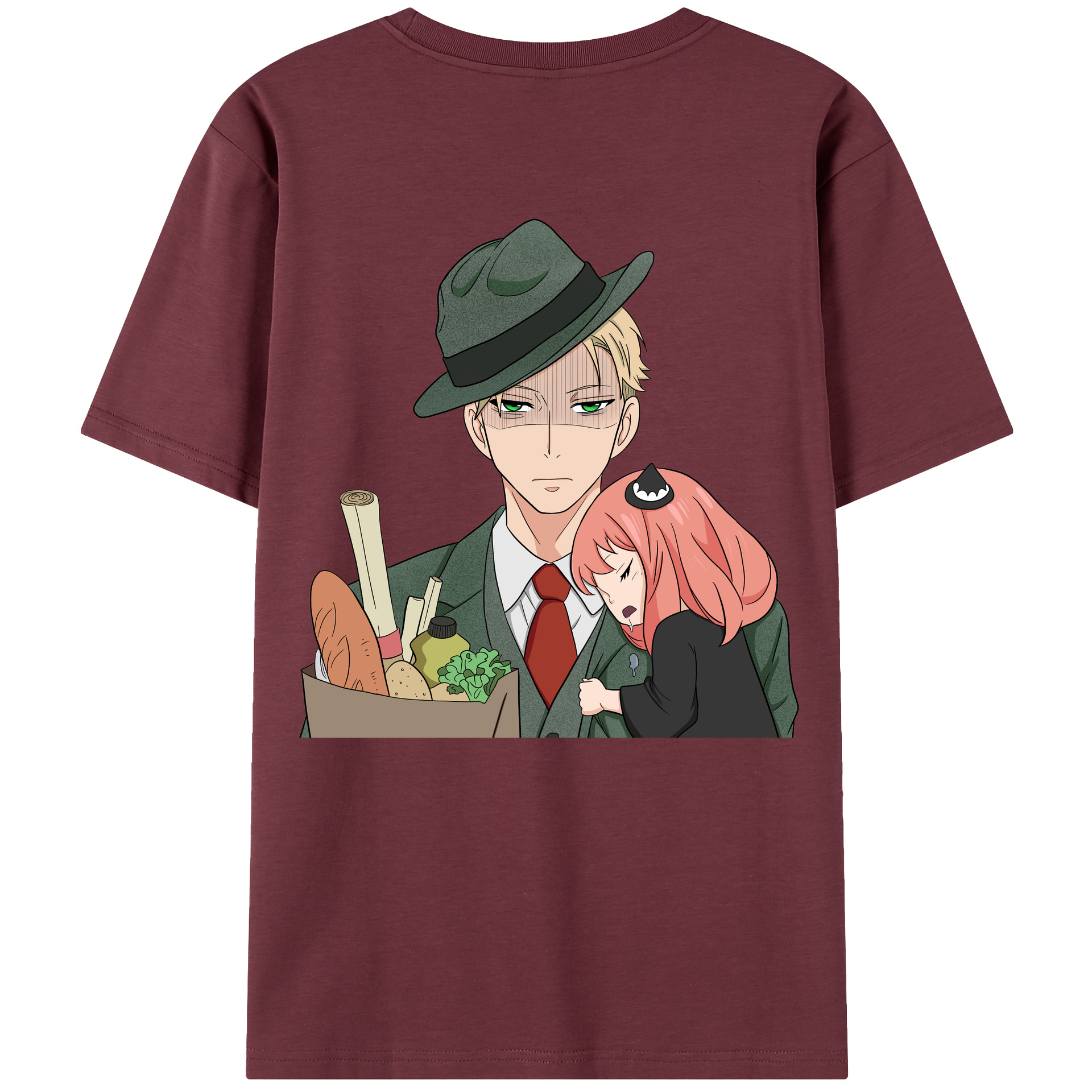 （画像用） SPY×FAMILY间谍家家酒 綿100％半袖Tシャツ（背面プリント）